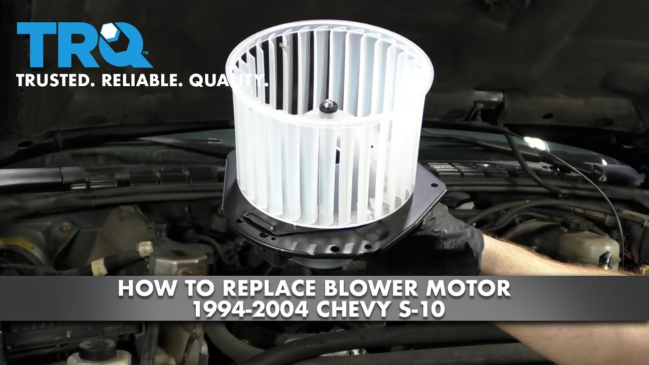 How to Replace Blower Motor 1994-2004 Chevy S-10 - YouTube