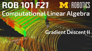 ROB 101 Fall 2021: Gradient Descent II
