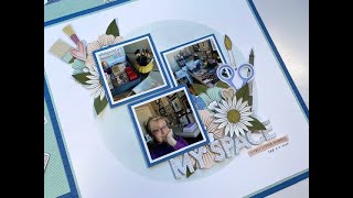 Scrapbook Layout # 309 (Mercy Tiara Kits/Nostalgia Kit) screenshot 5