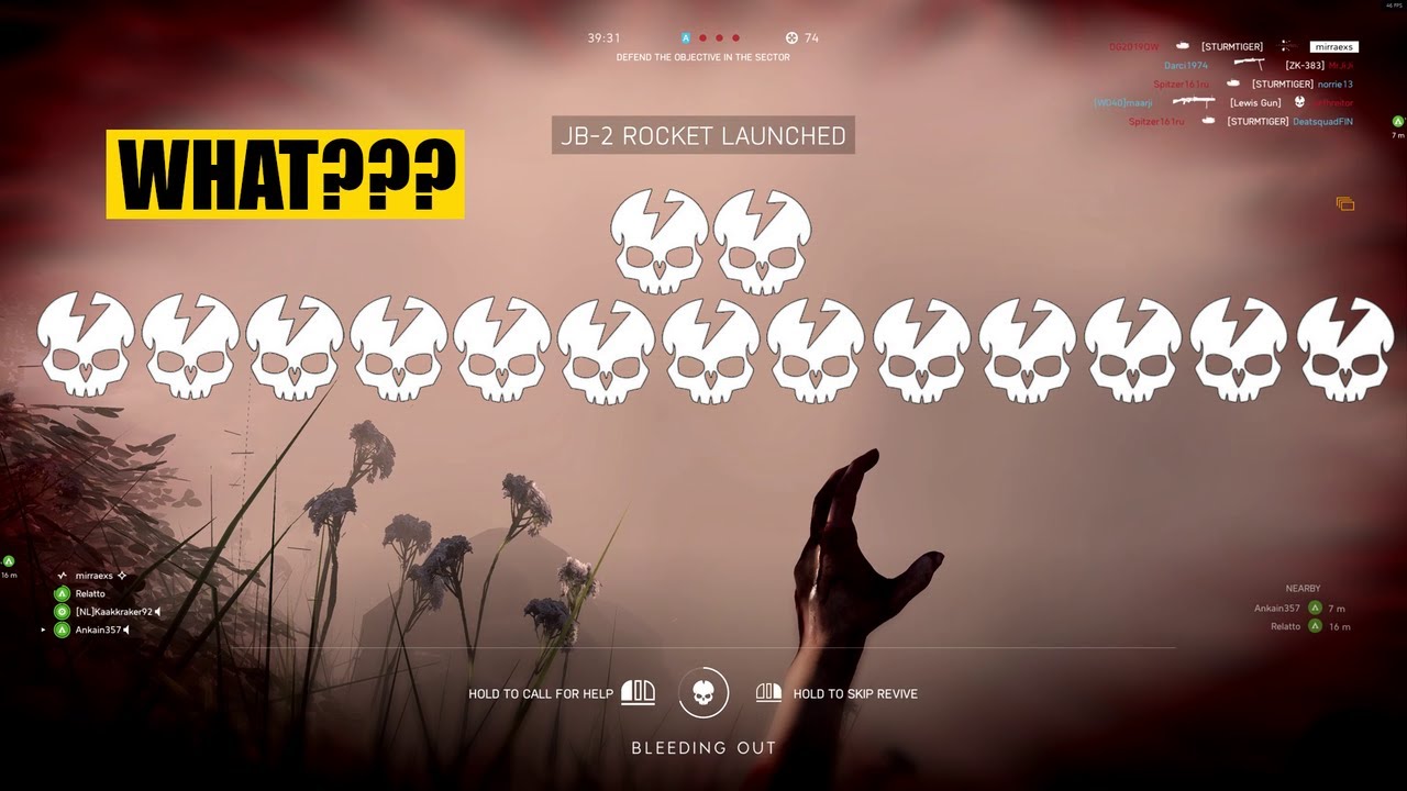 Well Placed JB2 Rocket - Battlefield V - monster kill