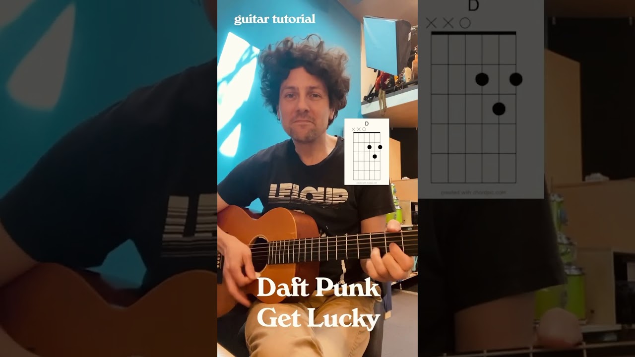 Learn Get Lucky basic chords