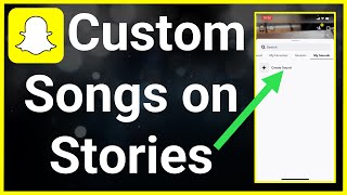 How To Add Your OWN Songs To Snapchat Story screenshot 3