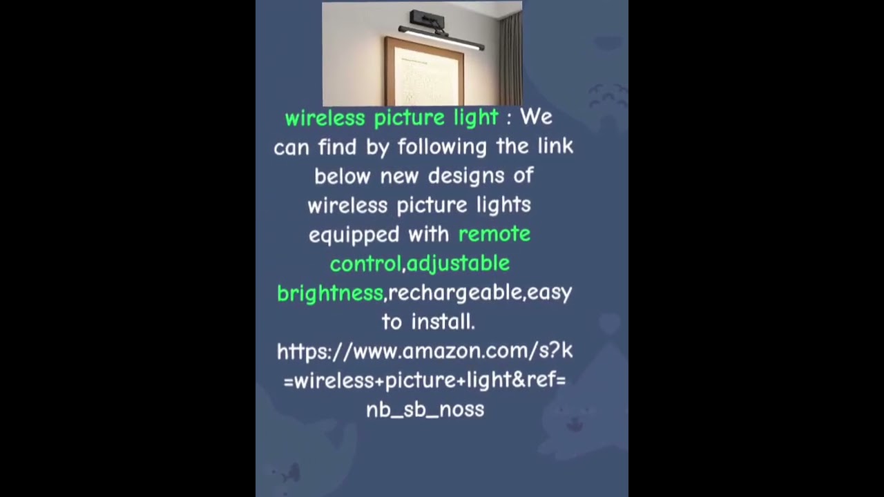 Wireless picture light