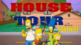 House Tour FORTNITE  - The Simpsons House
