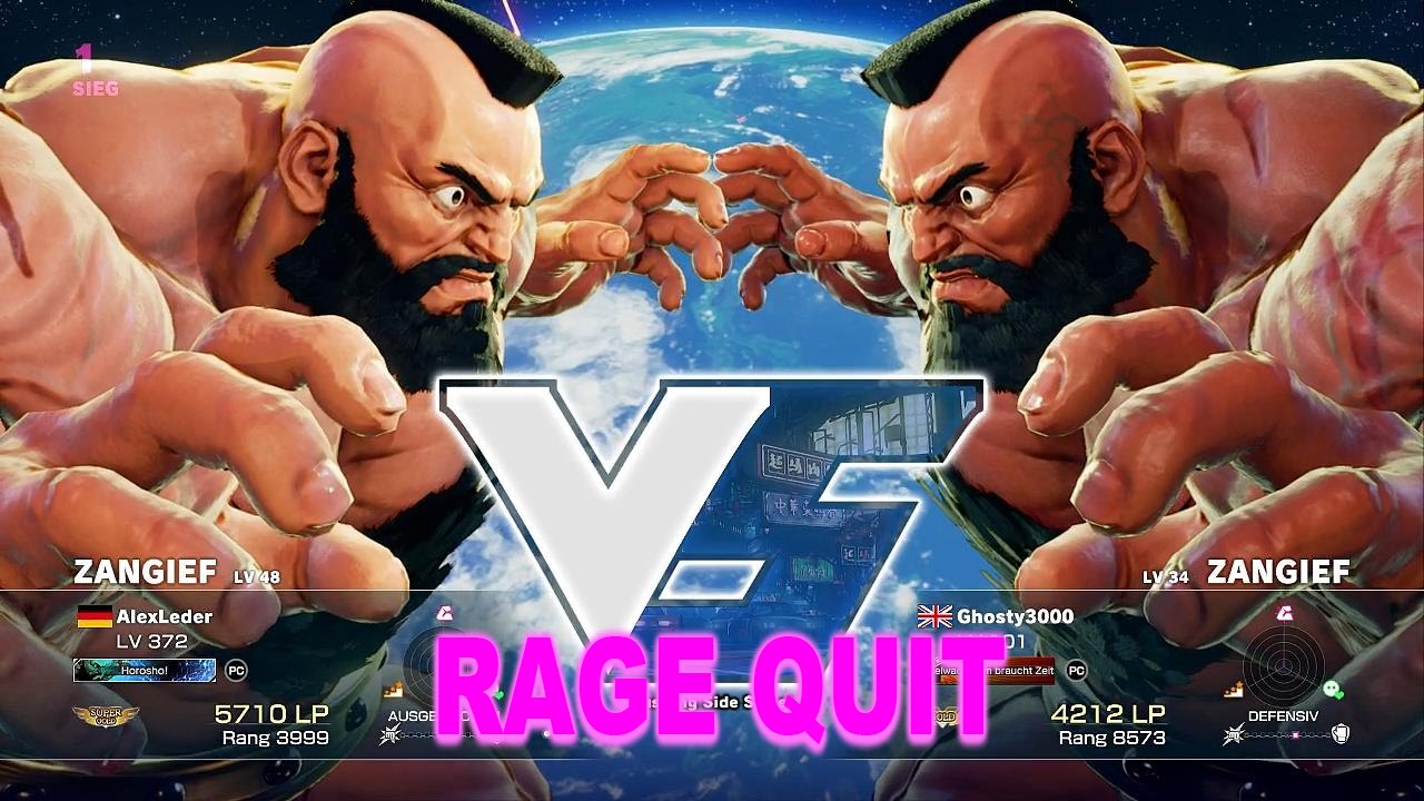 Ltg Iconic Rage Sfv SFV - Zangief Rage Quitter (Ghosty3000) - 60fps - YouTube