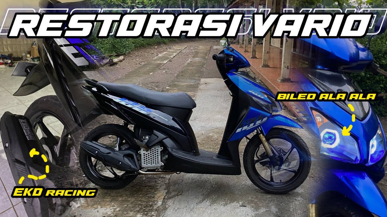 Restorasi honda vario110 karbu dana pelajar ||restorasi vario