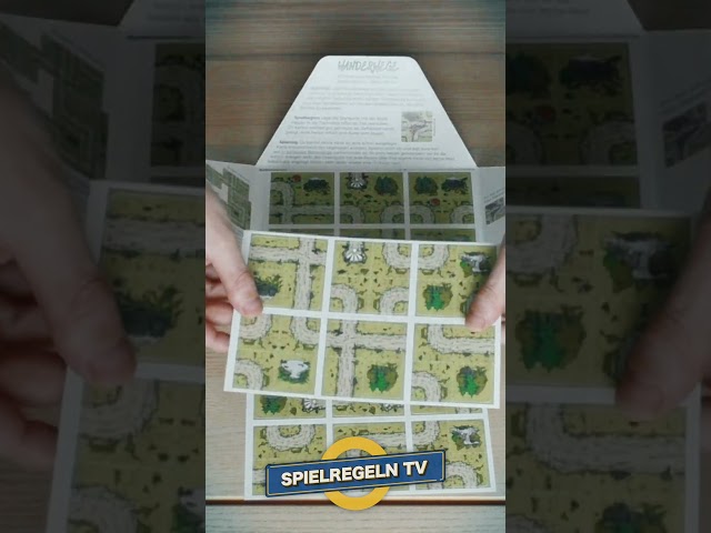 WANDERWEGE (Papierspiele) Unboxing | Spielregeln TV