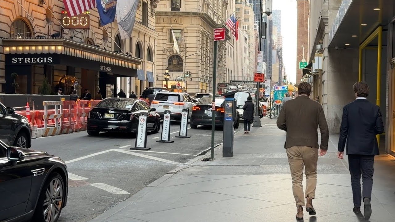 Walking Through Manhattan NYC Street