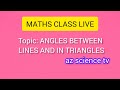 Master Angles Between Lines & Triangles Geometry Tutorial Ever! 🔥