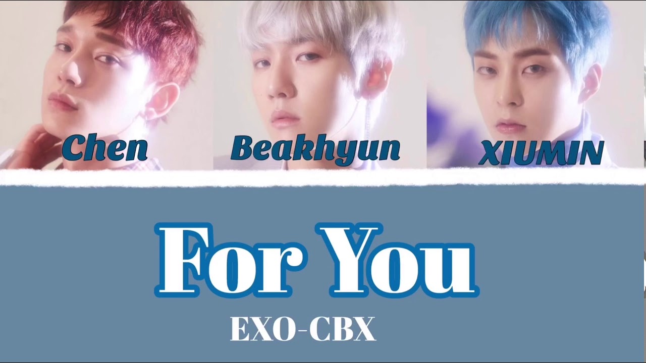 パート分け/日本語字幕/歌詞/カナルビ】For you - exo-cbx (엑소