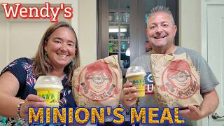 Trying Wendy's Minions And Monsters Meal With Mystery Box Minion Surprise! Full Reaction! 