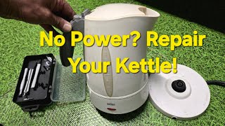 Braun WK200 Electric Water Kettle Not Working? Easy Fix & Repair Guide!