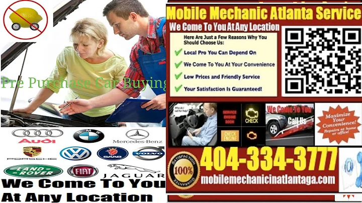 Mobile Auto Mechanic Atlanta Pre Purchase Foreign Car Inspection Vehicle Repair Service Near Me
