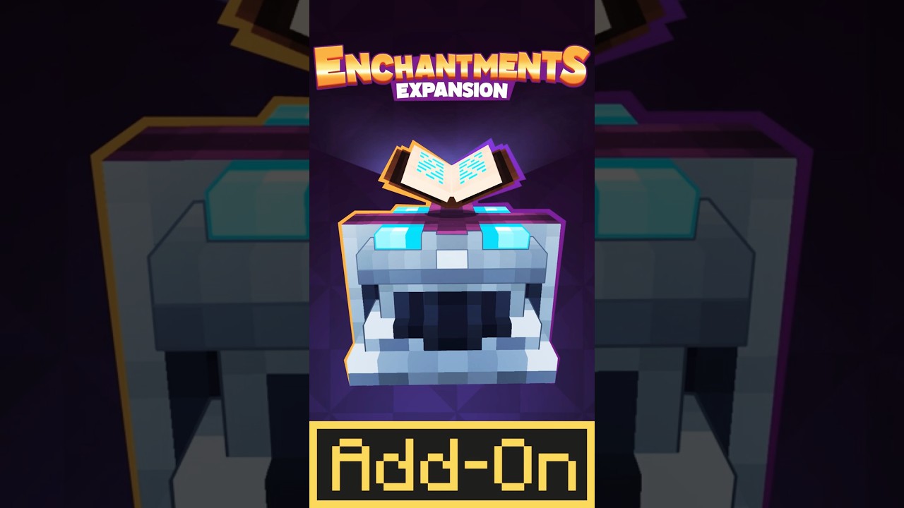 Enchantment Expansion Add-On | MOST OP Minecraft Enchantments! 😱🔥