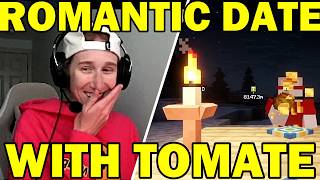 KatieB has a Romantic Date with Tomate on QSMP 2 Minecraft (ft.Graf)