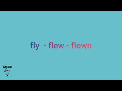 3 формы глагола FLY (ЛЕТАТЬ) // irregular verb