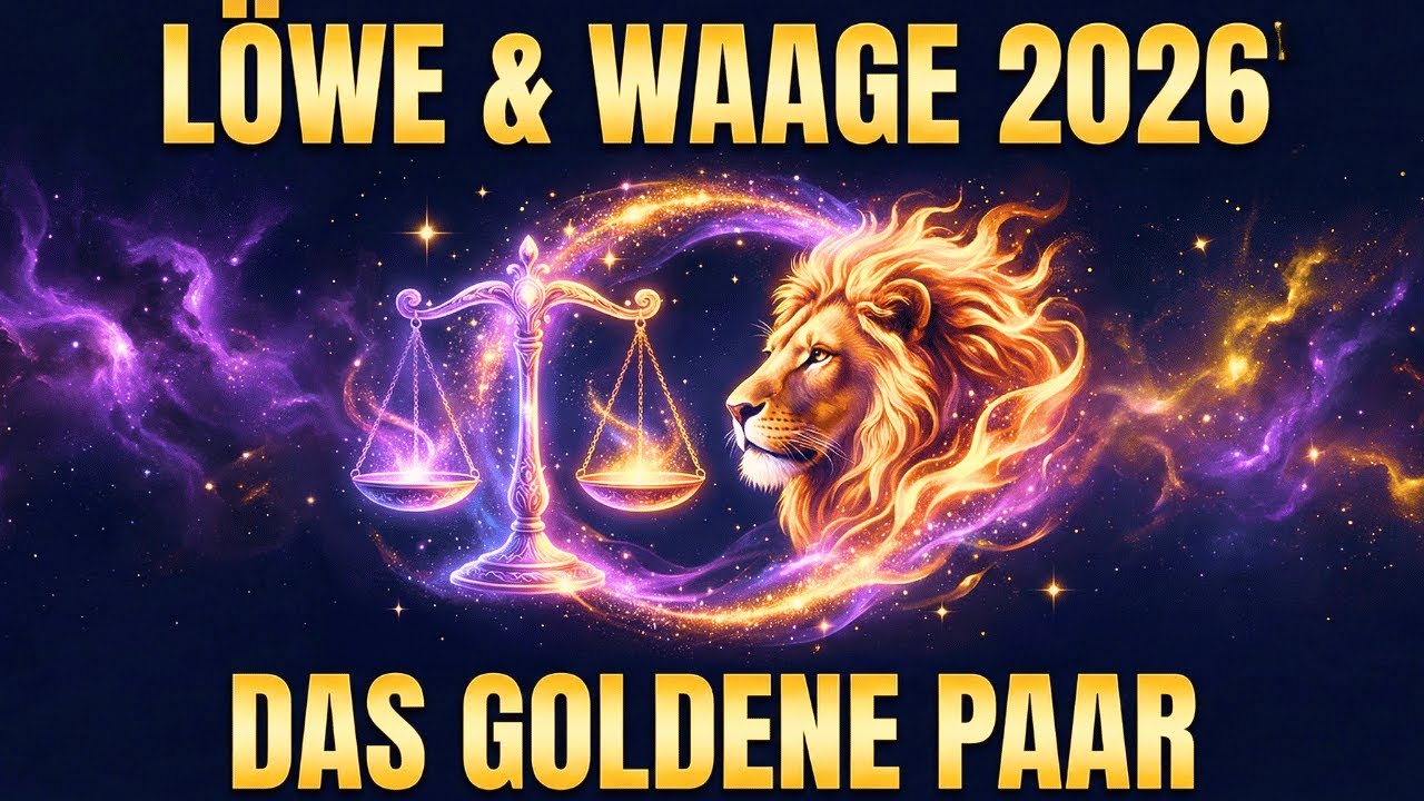 Löwe und Waage Warum dieses goldene Paar die Sterne zum Leuchten bringt ✨❤️