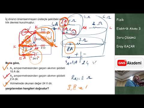 Elektrik Akımı 3 - Soru Çözümü - Canlı Yayın - YouTube