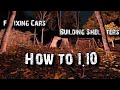 How to Build New Shelter, Fix The Car, And More!! (DayZ 1.10 Update)