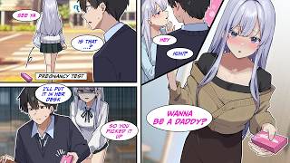 [Manga Dub] She dropped a pregnancy test and asked me, "Wanna be a daddy?"