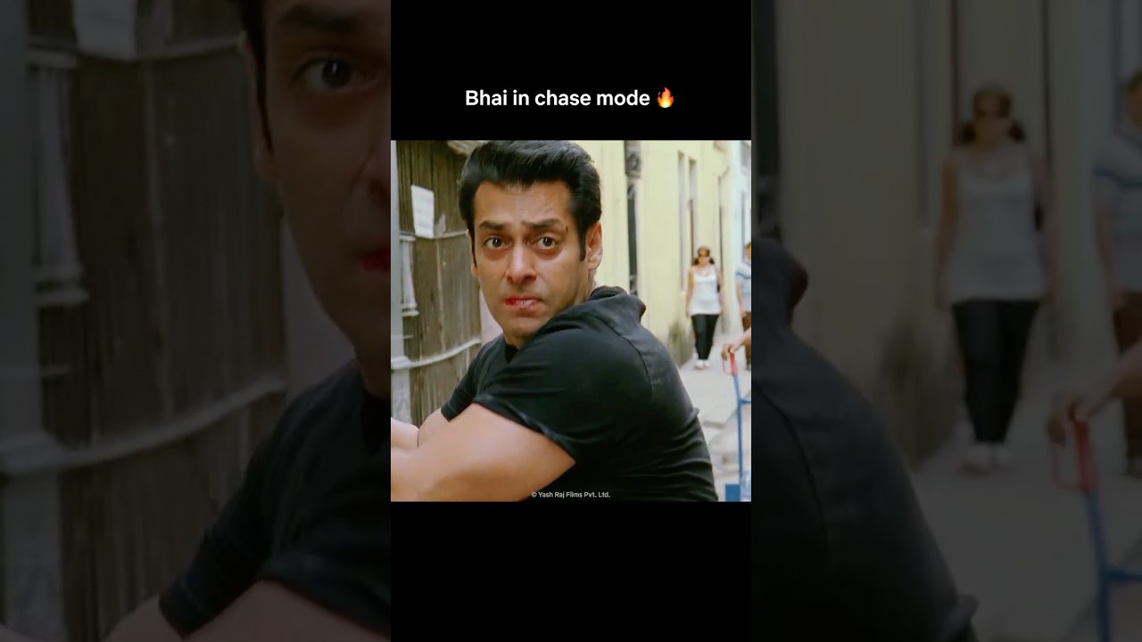 #SalmanKhan’s ICONIC Chase Sequence From #EkThaTiger Still HITS 😮‍💨🔥 #ActionThriller
