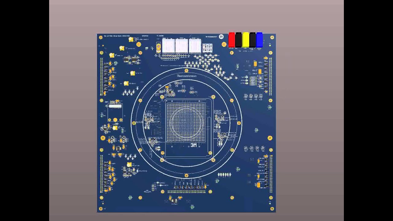 self-designed 10-layer motherboard, size 300mmx300mm