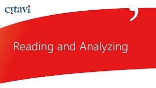 5/8 Reading and Analyzing in Citavi 5