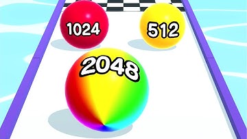 Ball Run 2048 - All Levels Gameplay Android, iOS ( Levels 160 )