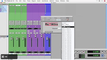 Pro Tools LE - 06 Rewire: 31 Using rewire with Reason 4