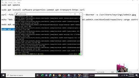 Konfigurasi Control Panel Hosting Menggunakan Ubuntu Dengan Webmin