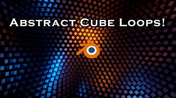 Simple Abstract Cubes Loop - Blender Tutorial