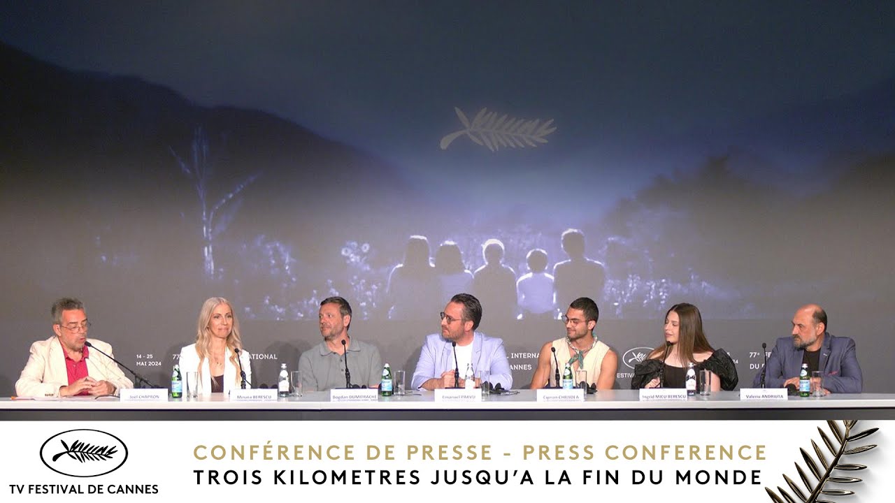 TROIS KILOMÈTRES JUSQU'À LA FIN DU MONDE – Press Conference – English