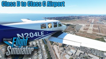 Airspace Relay Leg #3: Class D to Class C on Microsoft Flight Sim 2020 with PilotEdge Online ATC