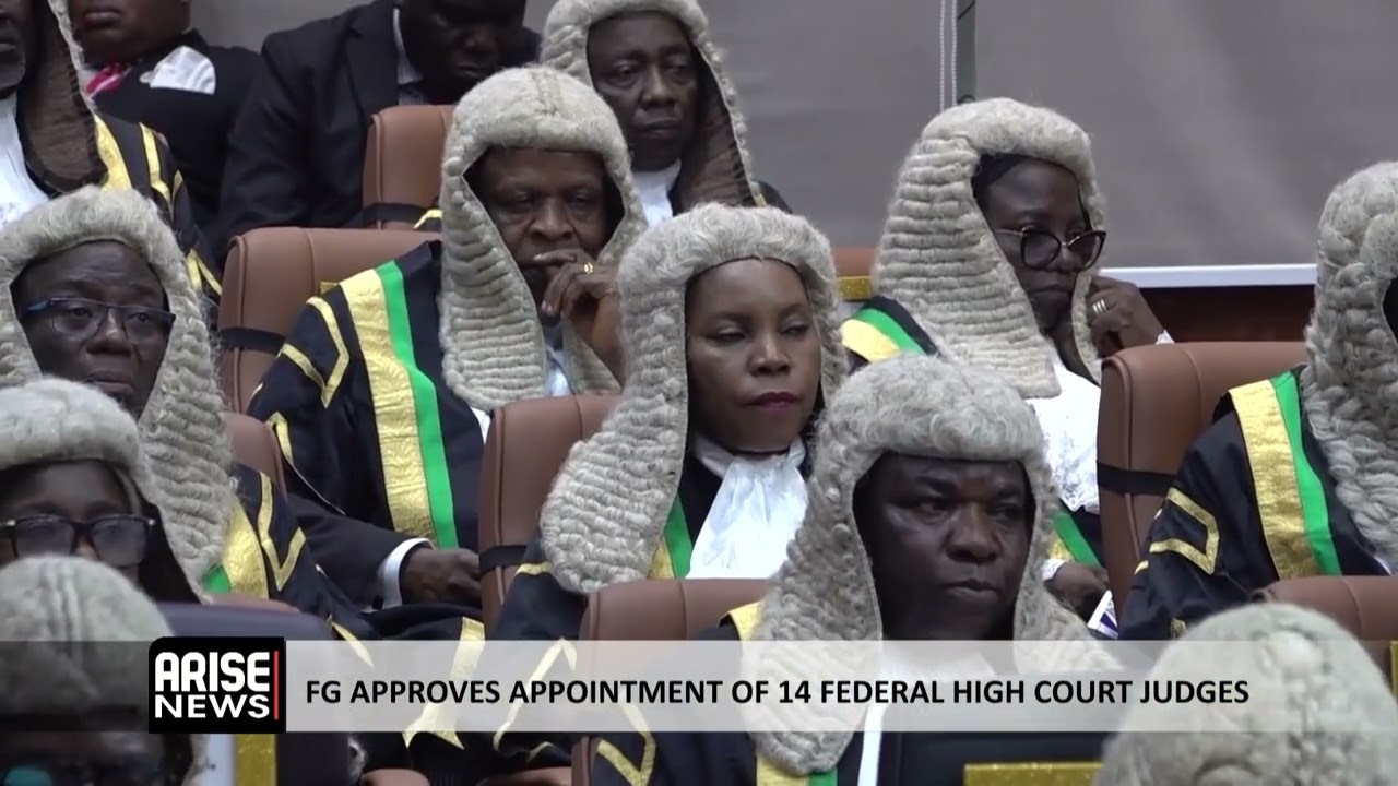 FG APPROVES APPOINTMENT OF 14 FEDERAL HIGH COURT JUDGES