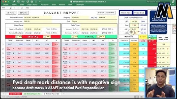 Ballast Calculation - TakTik-Talk with Capt. NOLI