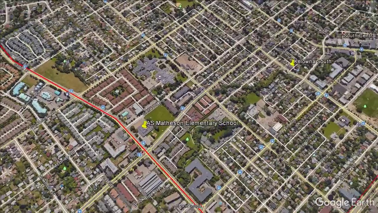 Kelowna South Google Earth Tour