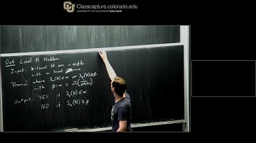 T.  Cubitt Quantum Complexity Theory II July 17