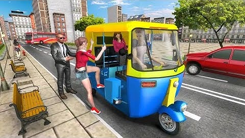 Tuk Tuk Rickshaw Driving Simulator - Realistic Tuk Tuk City Driving - Android Gameplay
