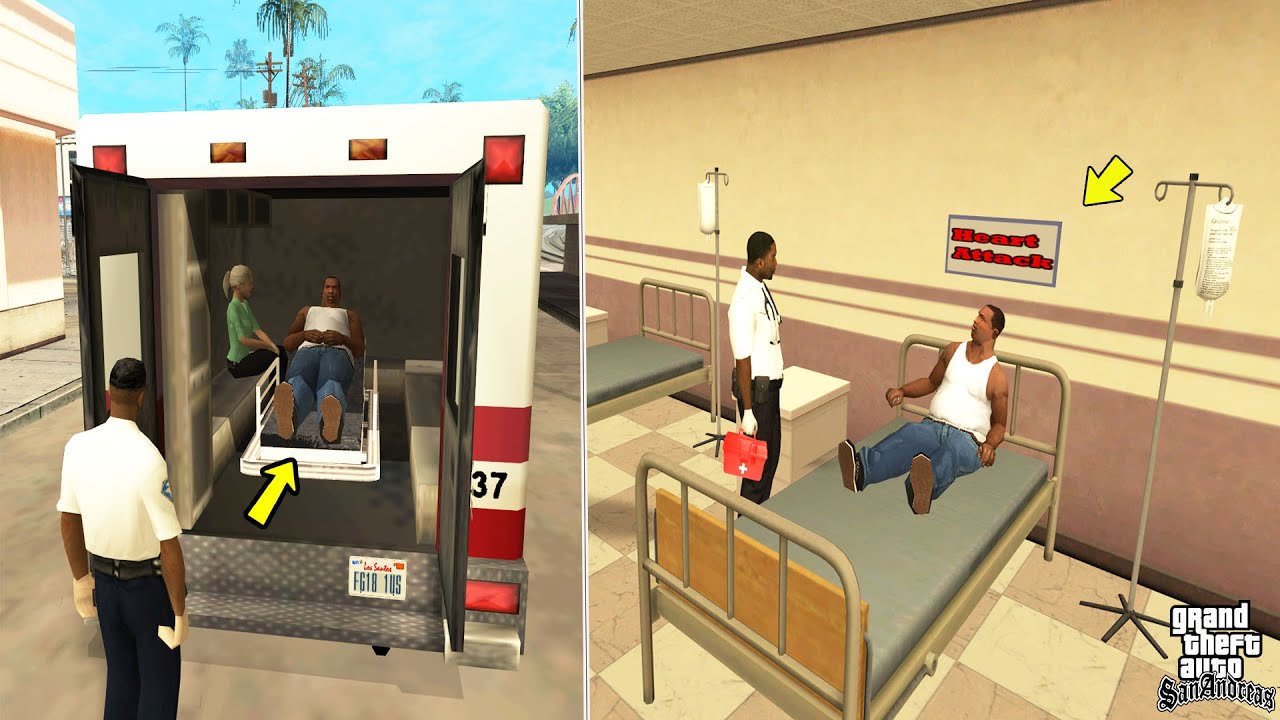 What Happens If CJ Gets a Heart Attack in GTA San Andreas– Behind the Scenes