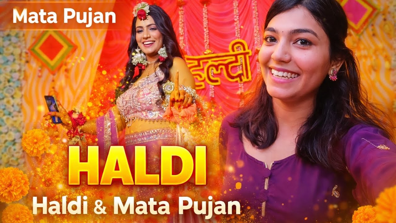 Shadi Day 2 Haldi or Mata pujan #youtubefeed #youtubepage #vlog #shadivlog #youtuberecommendations 
