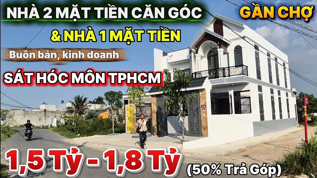 🚨 ĐỪNG BỎ QUA! Căn góc 2 mặt tiền 1 sẹc Gò Hưu – gần chợ – sát TP.HCM, Đức Hòa – kinh doanh cực đỉnh