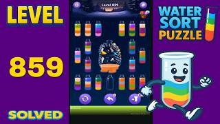 Water Sort – Level 859 | Walkthrough Solution
