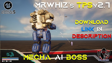 MrWhiz TPSv2.7 - Template Update - Mecha AI Boss #mrwhiz #unrealengine5 #gamedevelopment #alsv4
