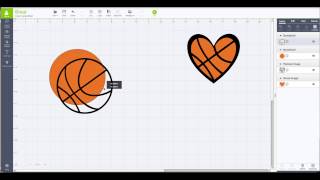 cricut design space - how to slice a basketball