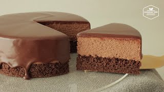 촉촉한 초콜릿 치즈케이크 만들기 : Moist Chocolate Cheesecake Recipe | 노젤라틴 & 밀가루 No Gelatin & Flour |Cooking tree