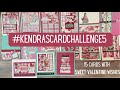 15 Cards with Not2Shabby’s Sweet Valentine Wishes Paper Pad & #KendrasCardChallenge5 - No stamping!