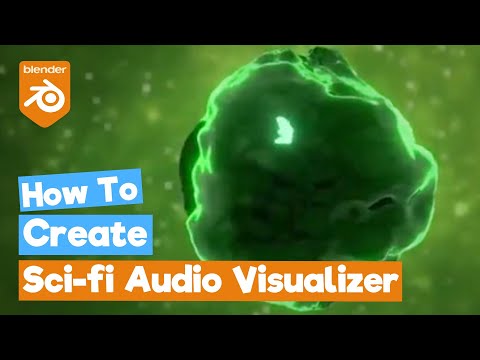 Blender VFX Tutorial : Sci fi Audio Visualizer