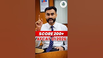 SCORE 200+ IN AFCAT | AFCAT 01 2026 | AFCAT EXAM PREPARATION & SYLLABUS | AFCAT 01 2026 NOTIFICATION