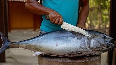 Tuna Cutting Show – Skill & Precision in Real Time
