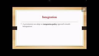 SS Chapter 7 (Management and Impact of Socio-cultural diversity - Integration Approach)